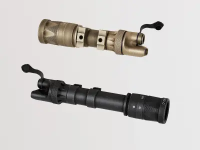 Surefire Scout Light M300V-M600V Low-poly 3D model