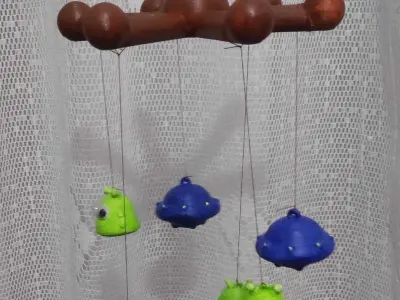 Alien Mobile 3D print model