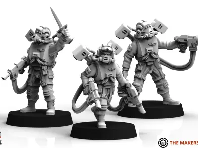 Universal Guard - Light Drop Infantry 3D print model