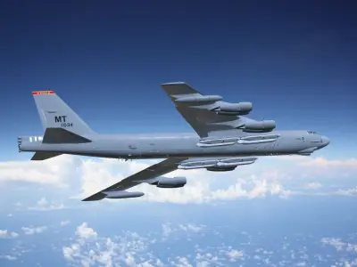 Boeing B-52H Stratofortress 3D model