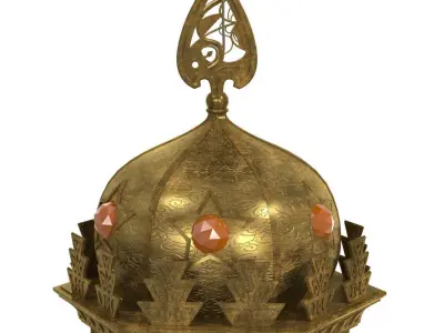 Middle Eastern Moorish Style Six-Sided Lantern 3D model