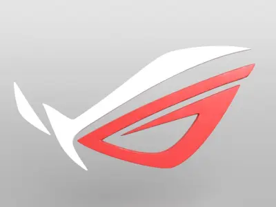ROG Logo version1 001 Free low-poly 3D model