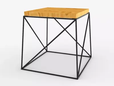 Stool 02 Free 3D model