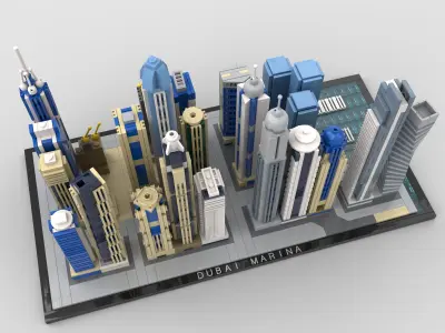 Dubai Marina  3D model