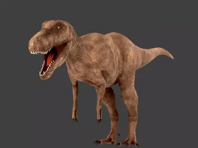 T-Rex Low-poly 3D model