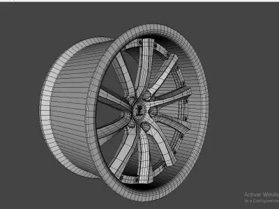 WHEEL BASED on WED KRANZE VISHUNU 3D model