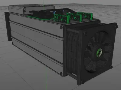 Antminer Cryptocurrency Mining Hardware - S9j 3D model