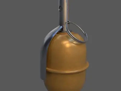 RGD-5 grenade Low-poly 3D model