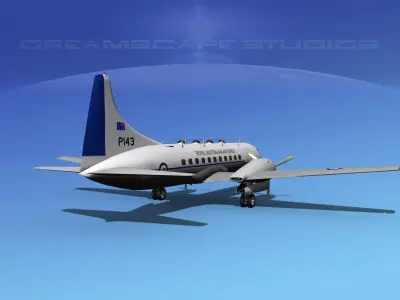 Convair T-29 RAAF 3D model