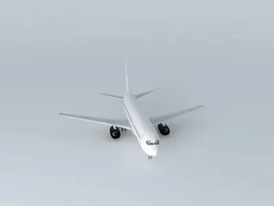 Boeing 737-800 Template Free 3D model