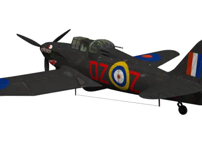 Boulton Paul Defiant NFMk1 3D model