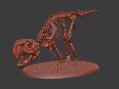 Fossil Psittacosaurus 3D print model