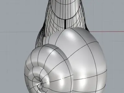 mini snail 3D print model