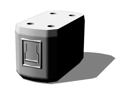 cooler box Free 3D model
