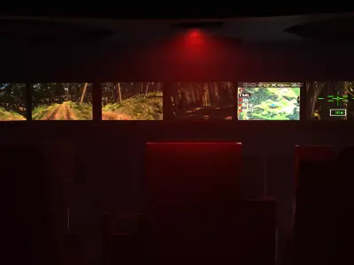 M1E3 Abrams X Tank - Interior Cockpit - Game Ready - NEW 2026 Low-poly 3D model