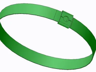 111-01549 Hellermann Cable Ties  MST200S 3D print model