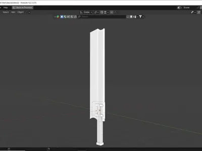 Battle Sword Free 3D model