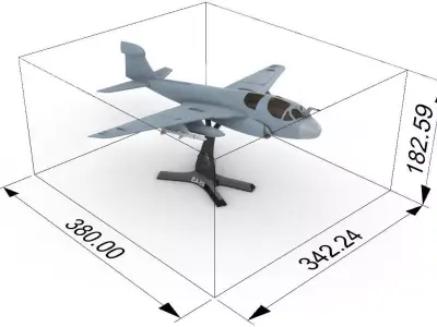 EA-6B Prowler 3D print model