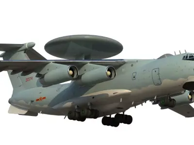 KJ-2000 AWACS 3D model