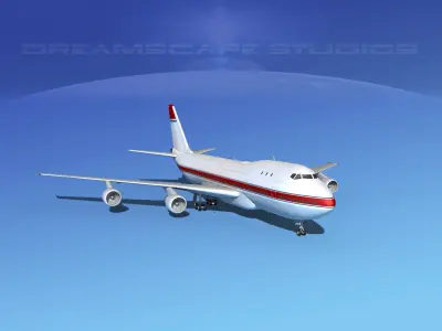 Boeing 747-100 Corporate 2 3D model