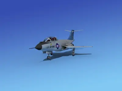 McDonnell F-101B Voodoo V02 3D model