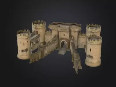 Medieval Fortress 3D print model