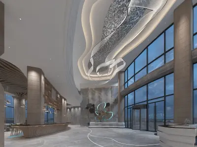 The Hotel Lobby 3D model