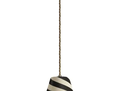 18cm Jet Stripes Pendant 3D model