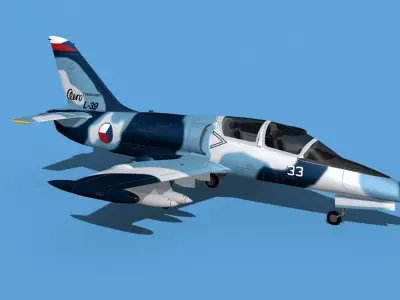 Aero Vodochody L-39C Albatross Cz Rep 04 3D model