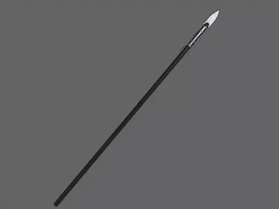 PBR Spear V1a Low-poly 3D model