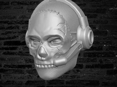 Ghost Fan Art 3D printable file for action figures 3D print model