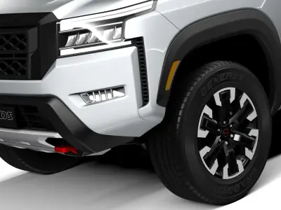Nissan Frontier 2022 3D model get