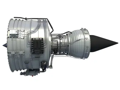 Turbofan Aircraft Engines Collection 3D model