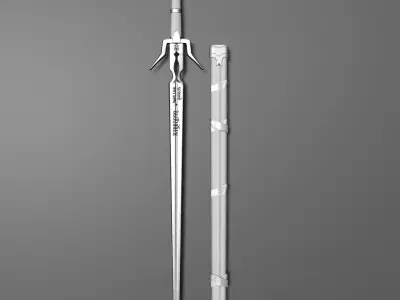 Zireael Witcher 3 Replica Low-poly 3D model