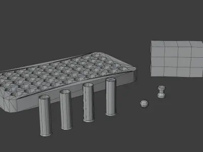 12 Gauge Ammo Pack Game-ready Free low-poly 3D model