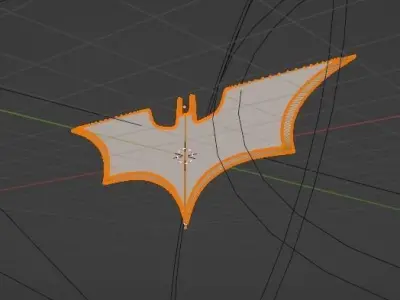 Batman Blade 3d Model Weapon Batman 3D model