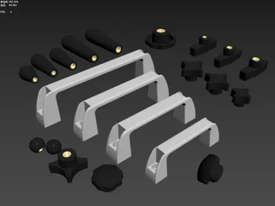 door handle 3D model