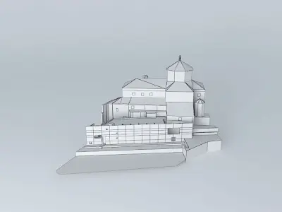 San Marcos Cultural Center of Toledo and Historical Archive Free 3D model
