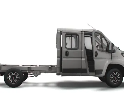 Fiat Ducato Chassis CrCab 3800WB 2023 3D model