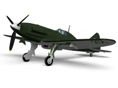 Reggiane Re2005 Sagittario 3D model