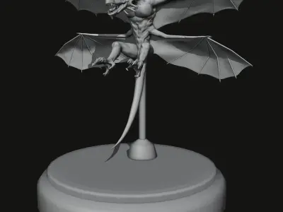 Dragon 3D print 3D model 3D print model 3D print model