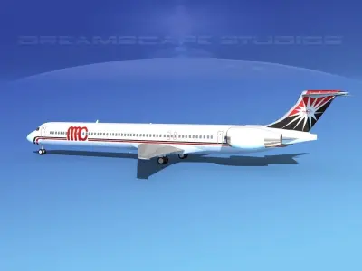 McDonnell Douglas MD-90 AMC 3D model