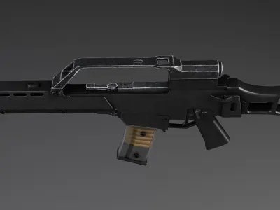 Heckler Koch G36 assault rifle 3D model