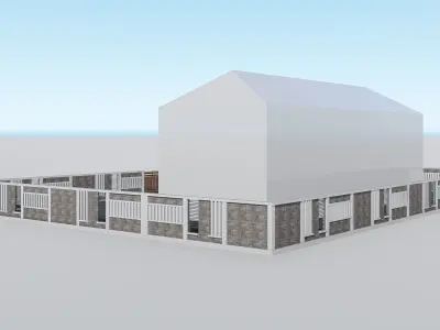 Boundary Wall 4 3D model