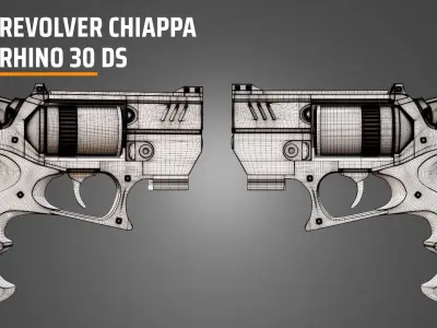 Revolver Chiappa Rhino 30 DS 3D model