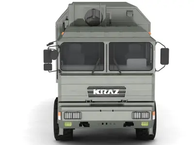 Ambulance military vehicle 3D model