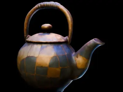 Teapot 1 Free low-poly 3D model