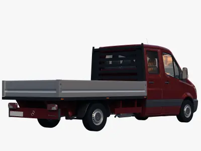 Double cab Truck Sprinter 3D model