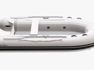 Boat inflatable 02 3D model