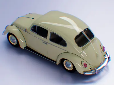 Volkswagen Beetle 1963 Free 3D print model